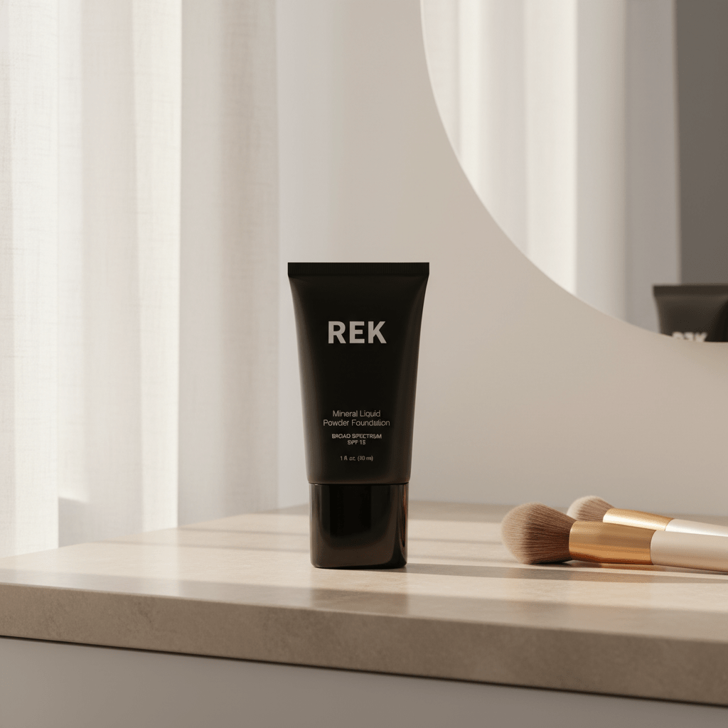 Mineral Liquid Powder Foundation with SPF 15 | REK Cosmetics — Multiple Shades by REK Cosmetics