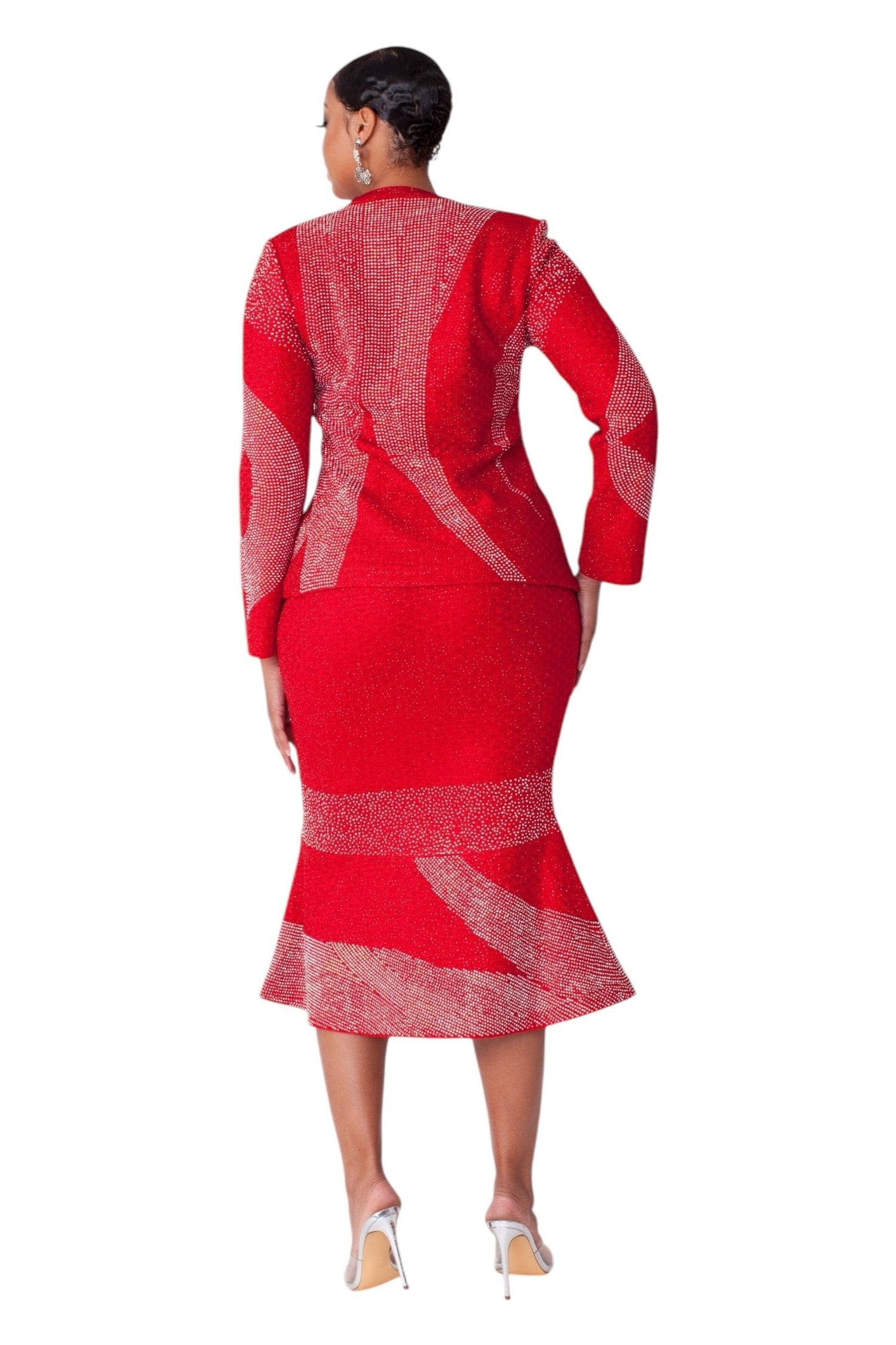 Liorah Knit Crystal Wave Skirt- 7312 by Tally Taylor