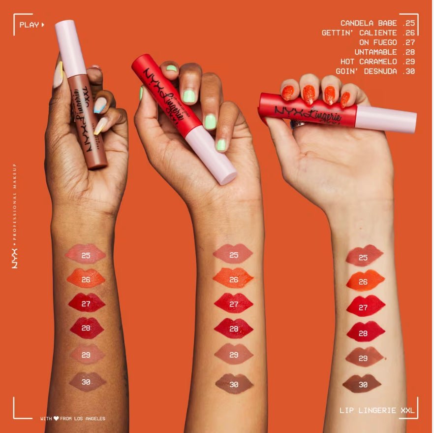NYX Lip Lingerie XXL Long-Lasting Matte Liquid Lipstick - Hot Caramelo 
