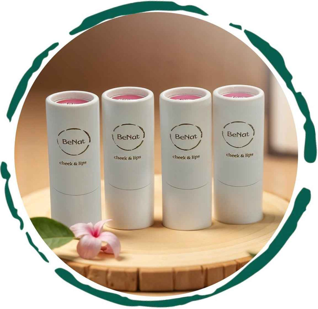 Lip &amp; Cheek Bloom. 2 in 1 Natural Lipstick for Vibrant Color.