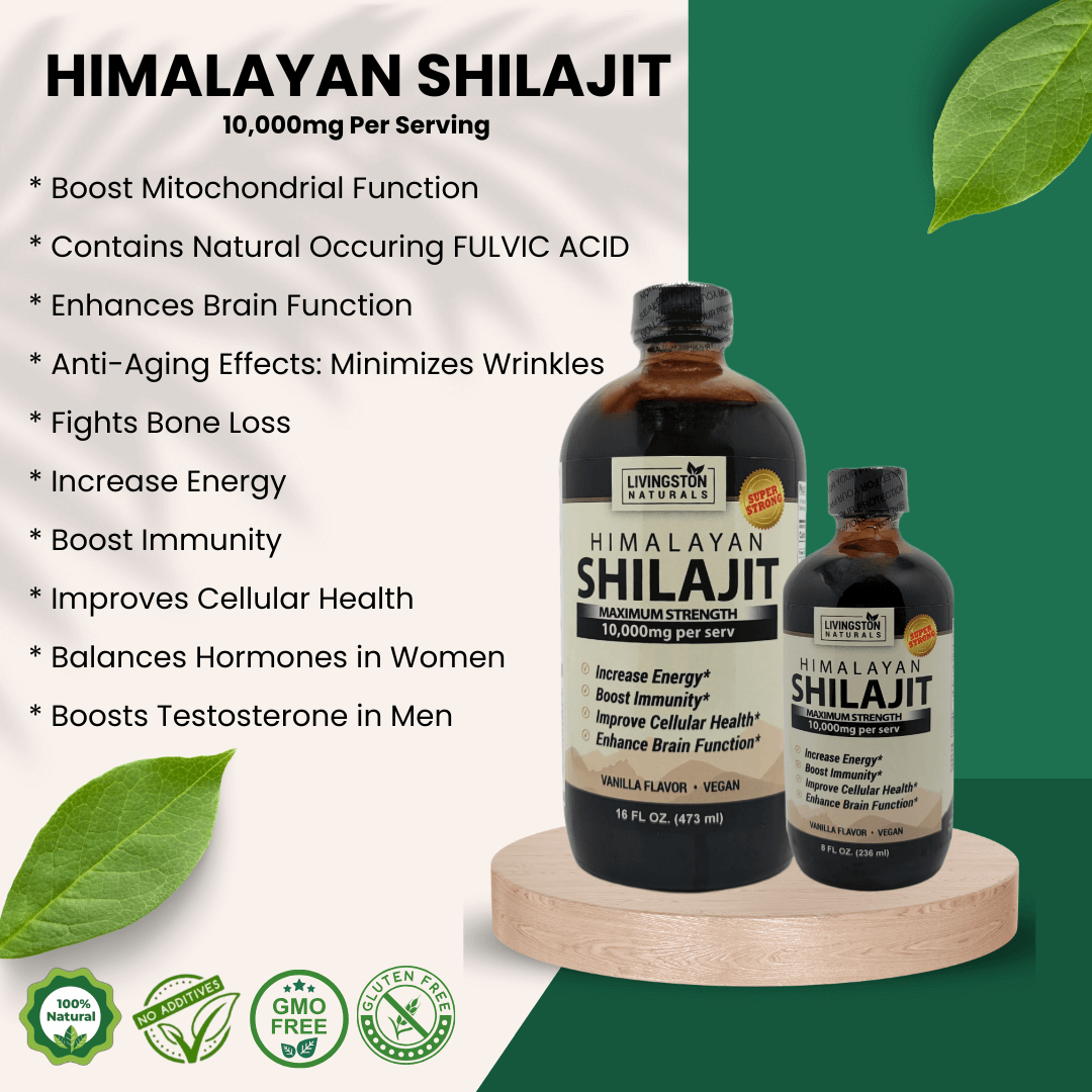 Liquid Himalayan Shilajit Maximum Strength