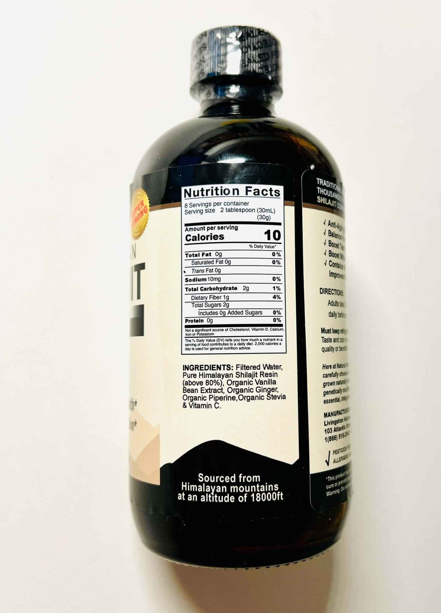 Liquid Himalayan Shilajit Maximum Strength