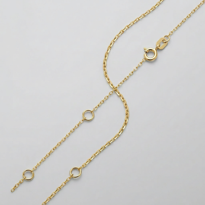 Double Extendable Piatto Chain in 14k Yellow Gold (1.2mm)