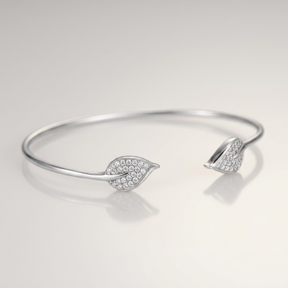 Trendy Bracelet with Cubic Zirconia Accents