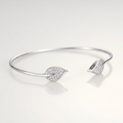 Trendy Bracelet with Cubic Zirconia Accents