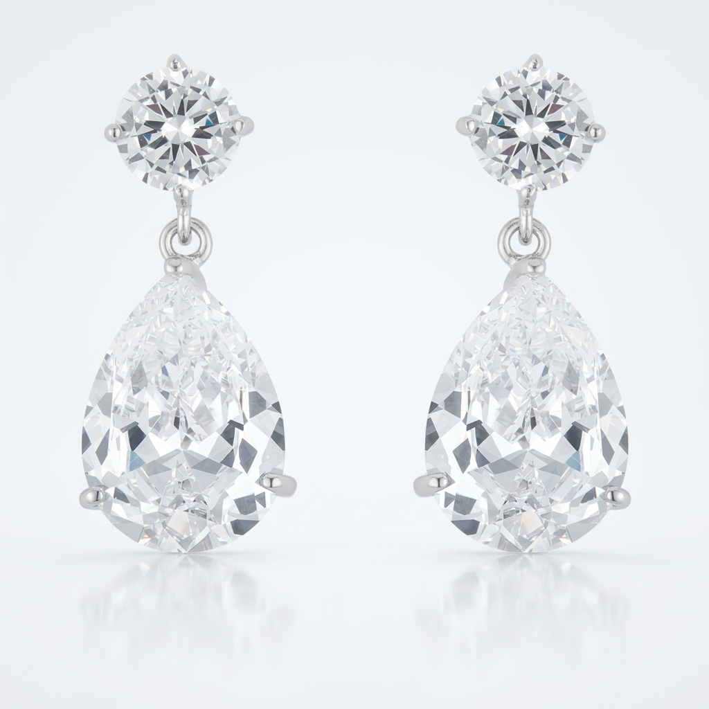 Shimmering CZ Earrings  DestGlow