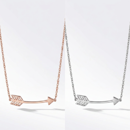 Avera Arianna Stainless Steel Arrow Necklace
