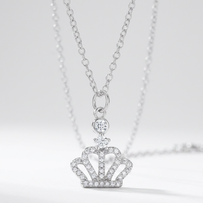 Jewelry Tabitha 0.5 ct Crown Pendant Necklace