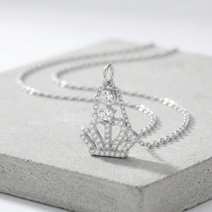 Jewelry Tabitha 0.5 ct Crown Pendant Necklace