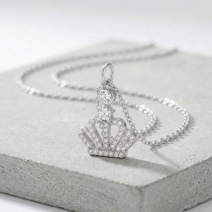 Jewelry Tabitha 0.5 ct Crown Pendant Necklace