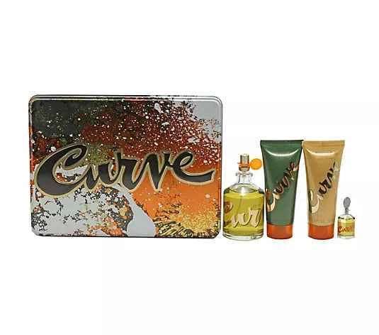Liz Claiborne Curve 4-Piece Gift Set For Men