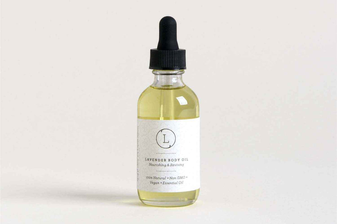 Lavender Body Oil, Natural Moisturizing Body Oil
