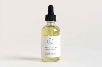 Lavender Body Oil, Natural Moisturizing Body Oil