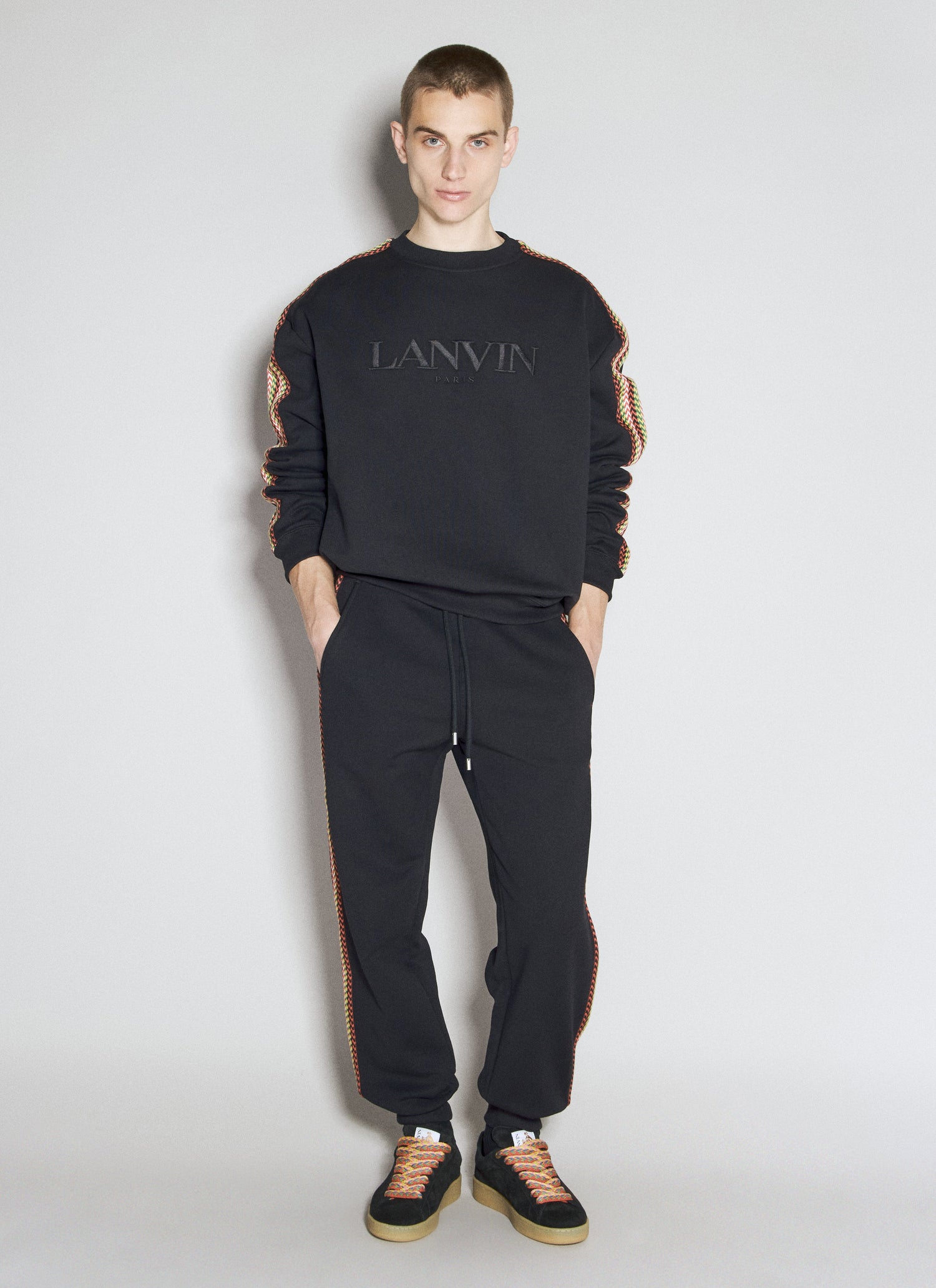 Lanvin Men Side Curb Track Pants by Luosophy