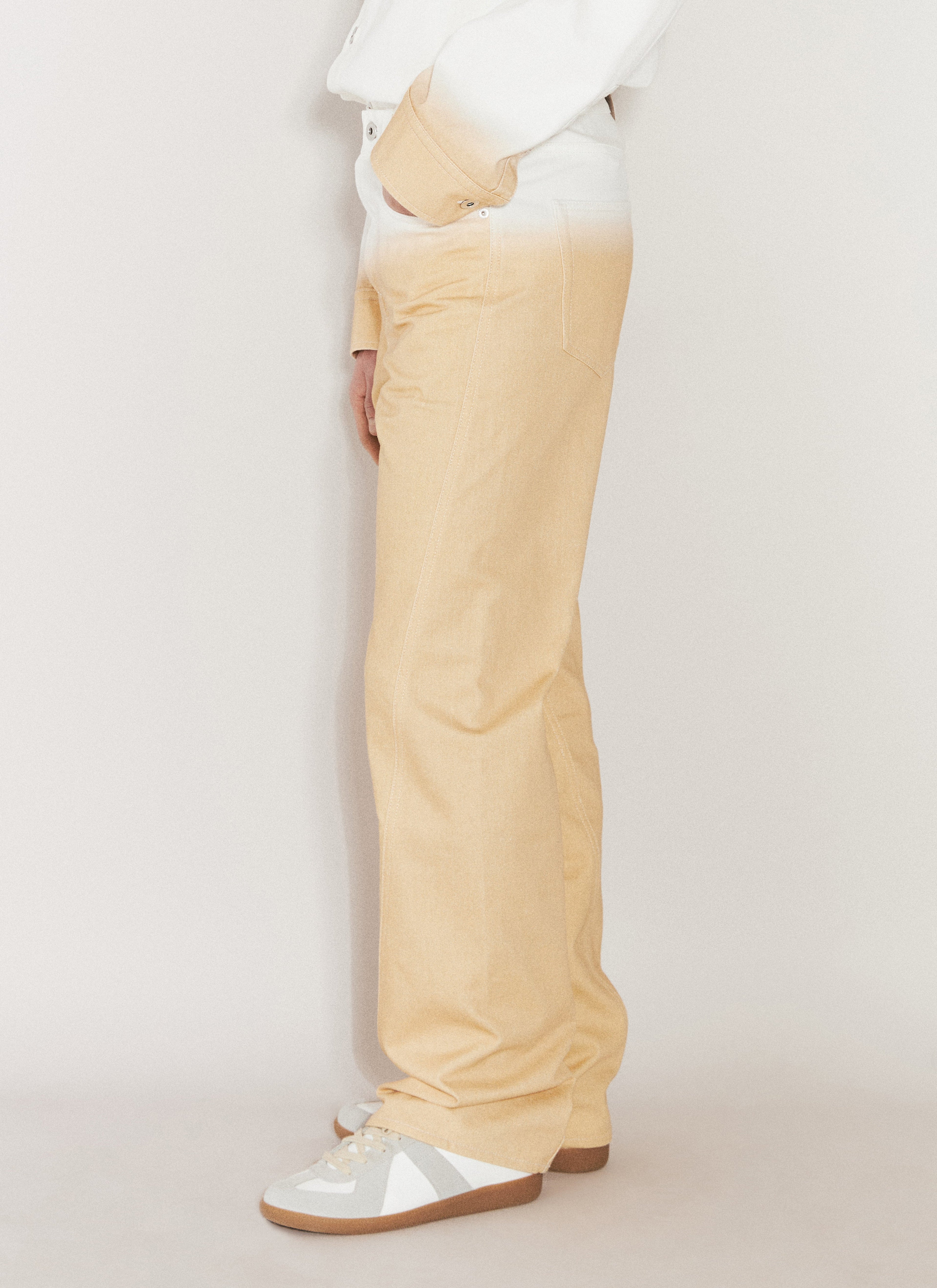 Lanvin Men Gradient-Effect Twisted Jeans by Luosophy