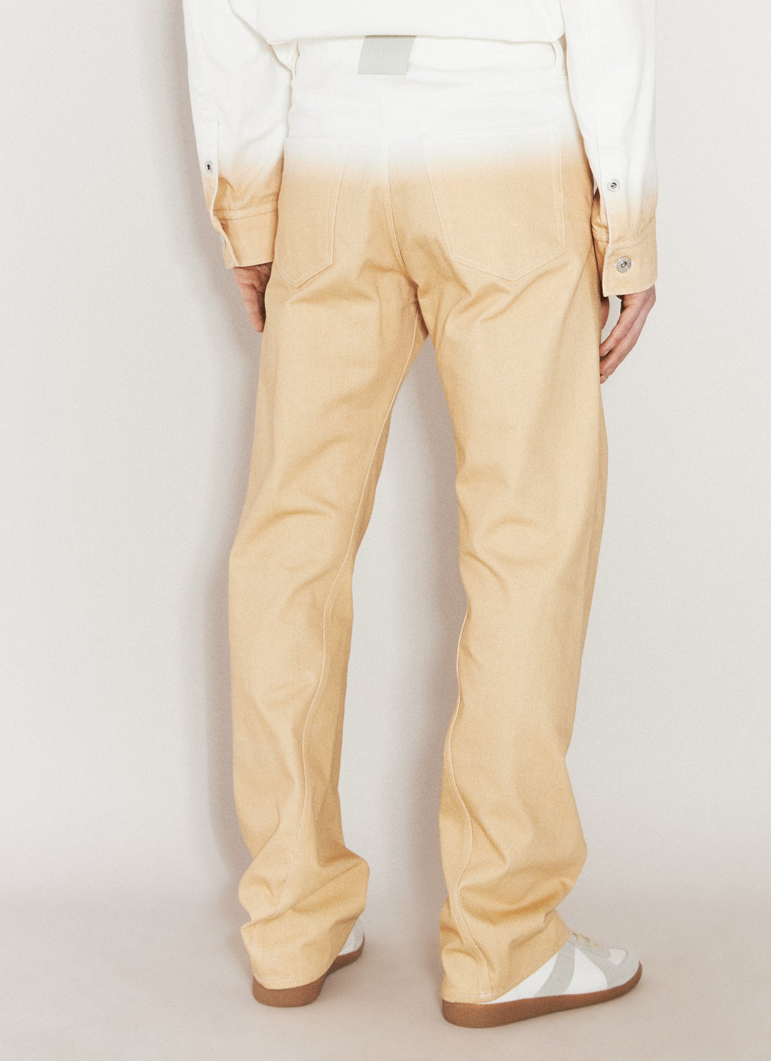Lanvin Men Gradient-Effect Twisted Jeans by Luosophy