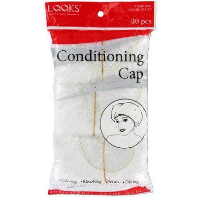 LQQKS Clear Plastic Shower Cap 30 pcs - DestGlow