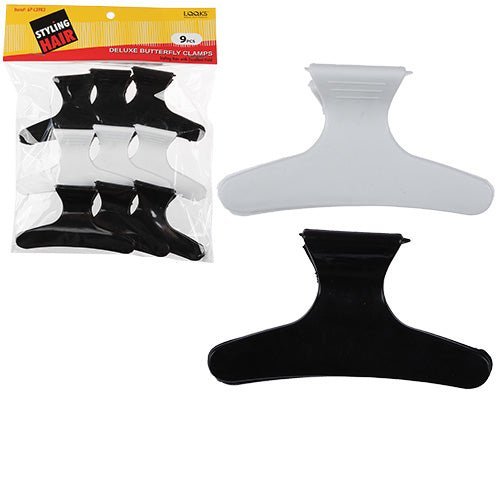 LQQKS Deluxe Butterfly Clamps BW 9 pc