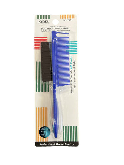 LQQKS Dual Head Comb &amp; Brush ABS