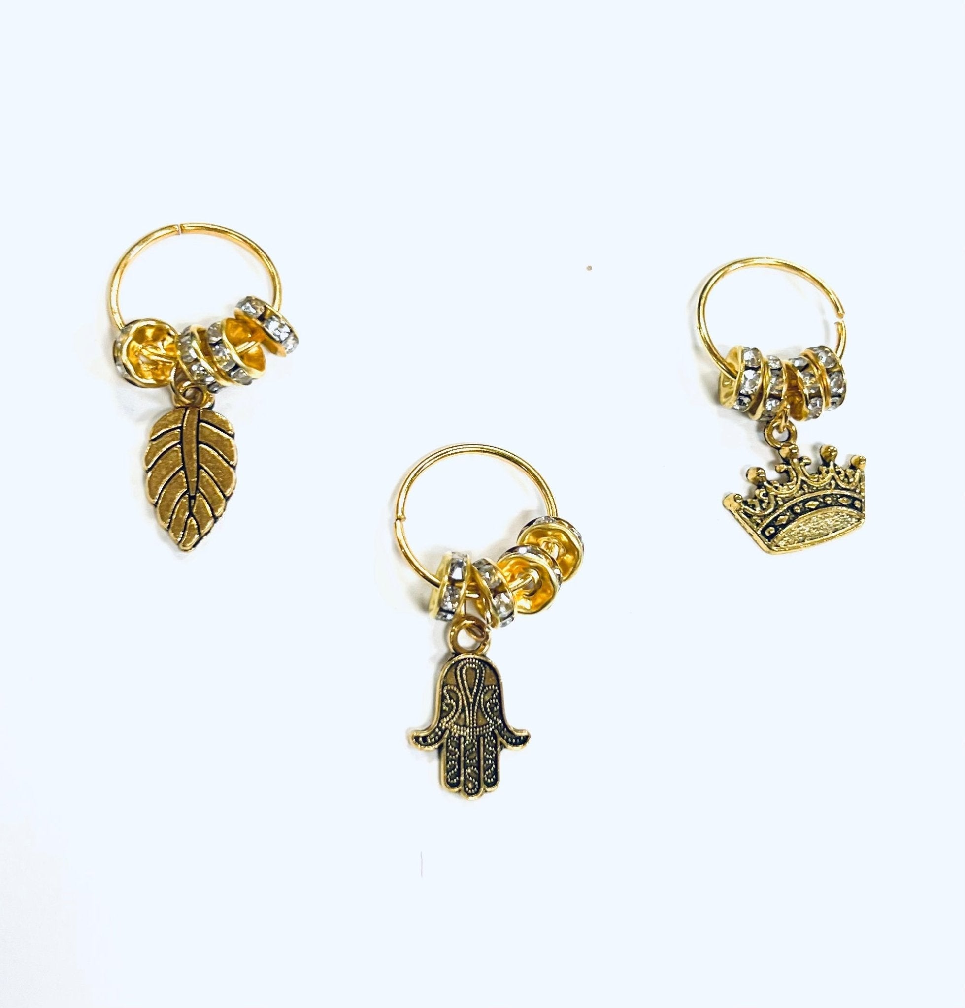 LQQKS HAIR BRAID RING &amp; BRAID TUBE 4PCS/PACK