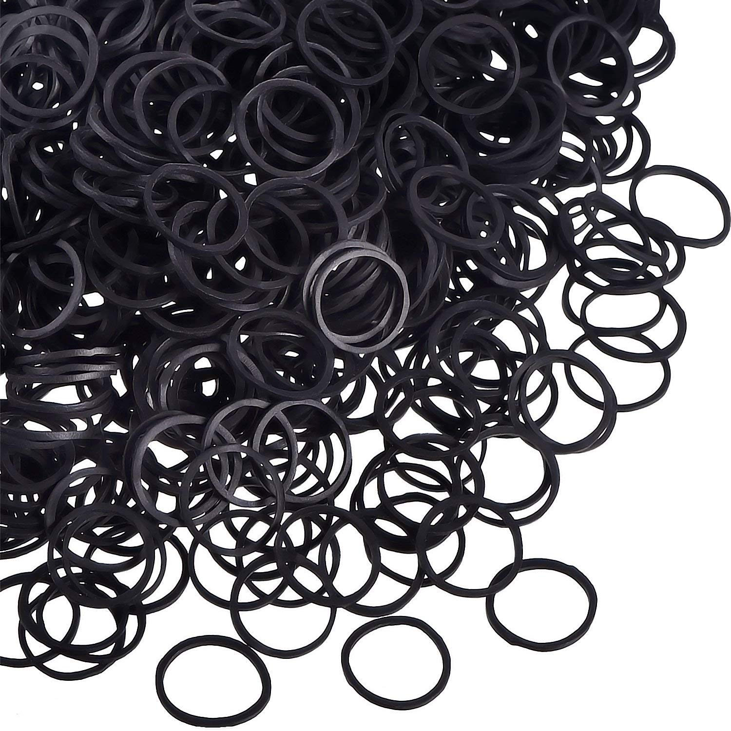 LQQKS Pony Holder Band, Black, 500 pc/Pack