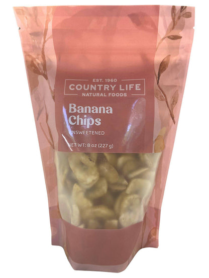 Banana Chips, Unsweetened by Country Life Natural Foods