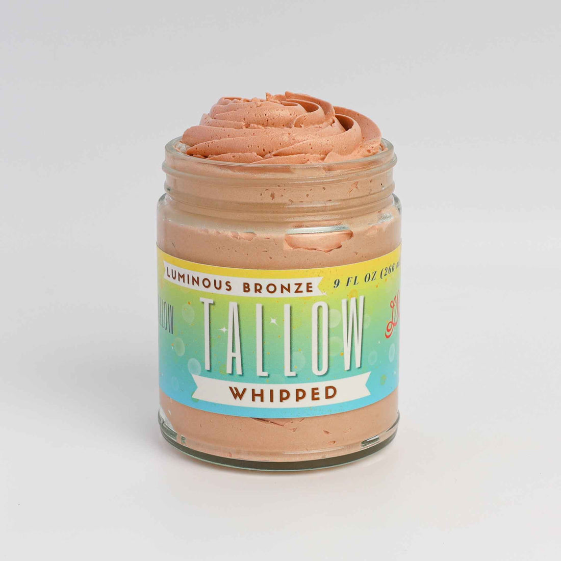Luminous Bronze Whipped Tallow Moisturizer - Natural Bronzing Body Butter with Mica