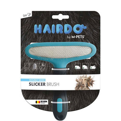 M-Pets Hairdo Double-Sided Grooming Brush for Cats &amp; Dogs 15x17cm