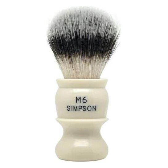 Simpson M6 Sovereign Grade Synthetic Fibre Shaving Brush by Pasteur Pharmacy
