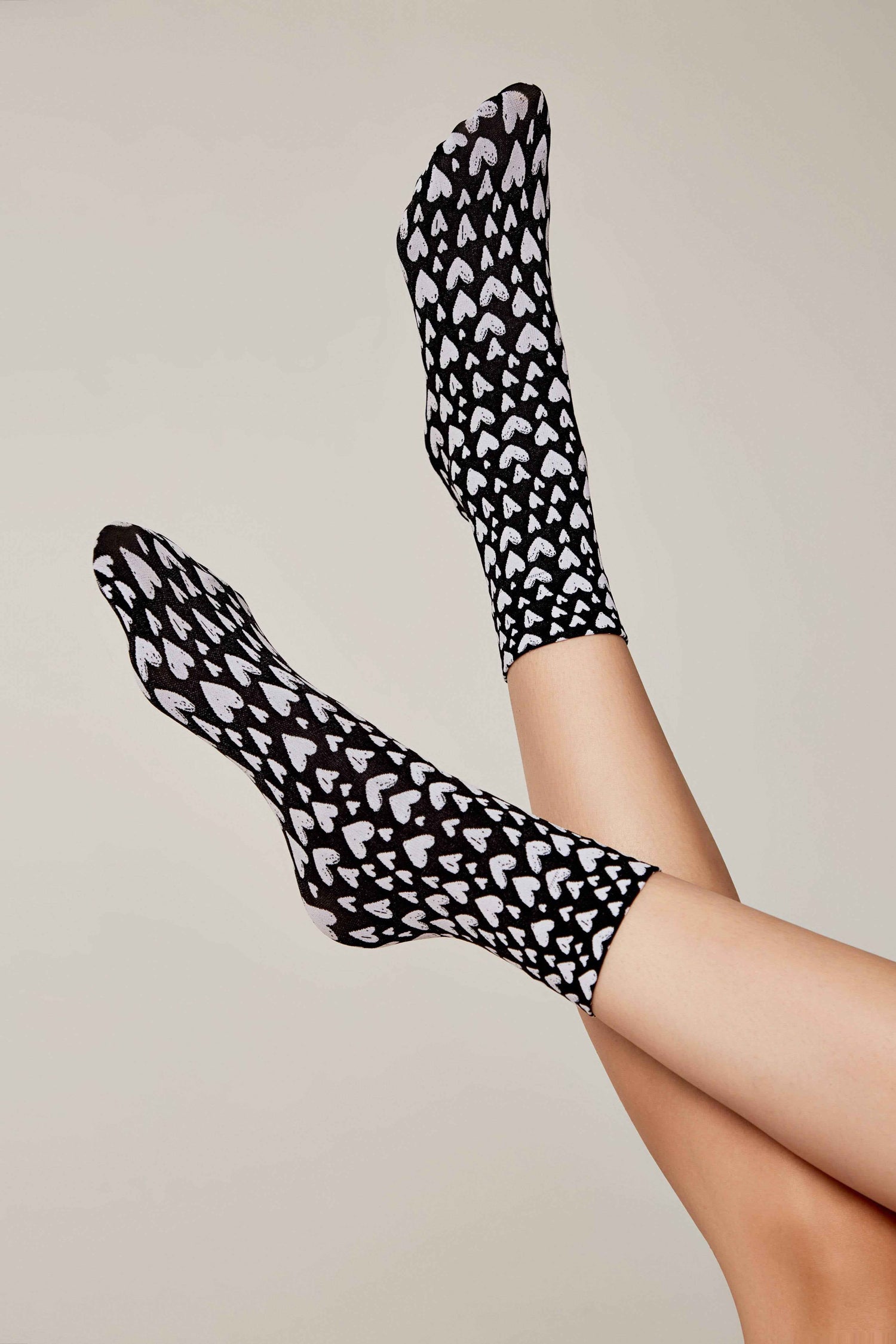 Socks Conte Fantasy - Heart Pattern