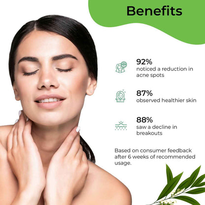 Pilgrim Tea Tree &amp; 10% Niacinamide Blemish-Remover Serum with Zinc PCA For Acne Prone Skin