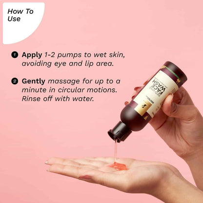 Pilgrim French Red Vine Face Wash with Vitamin C &amp; Aloe For Anti Ageing &amp; Dark Spots