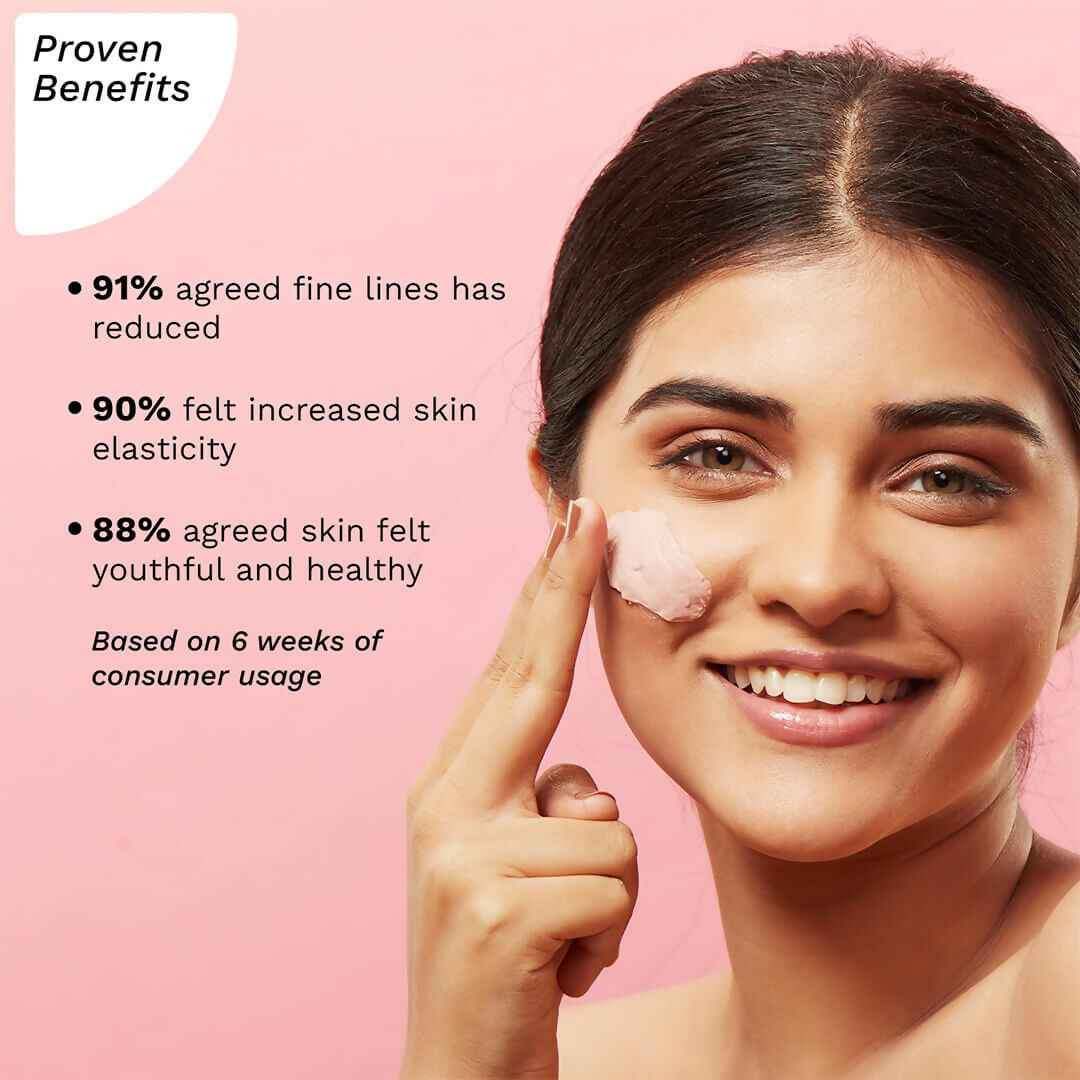 Pilgrim Anti Ageing Red Vine Face Mask with Mulberry Extracts &amp; Rosehip Oil For Glowing Skin, De-Tan, Dark Spots, Blackheads Removal