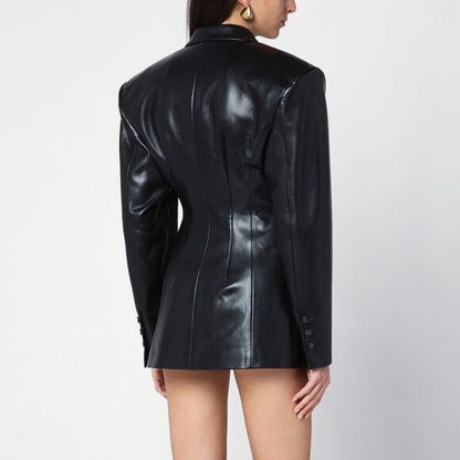 The Andamane Women Leatherette Ottavia Jacket by Luosophy
