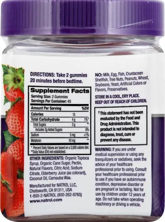 Natrol Melatonin Gummies 10 mg – 90 ct by Top Vita Shop
