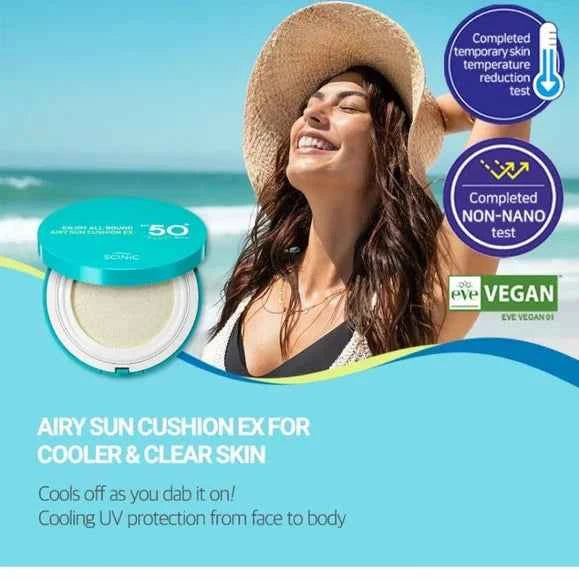 SCINIC Enjoy All Round Airy Sun Cushion SPF 50+ PA++++