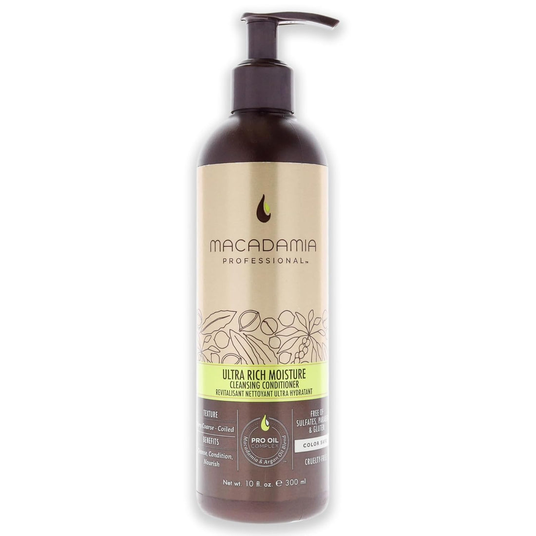 Macadamia Ultra Rich Moisture Cleansing Conditioner, 10 oz - DestGlow