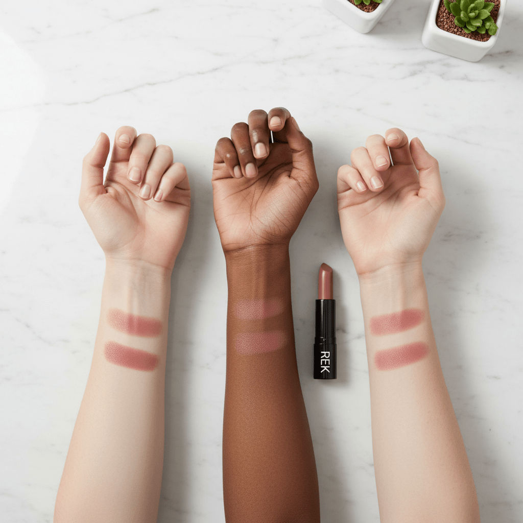 Cream Lipstick Collection | REK Cosmetics | Creamy Finish, Longwear Formula