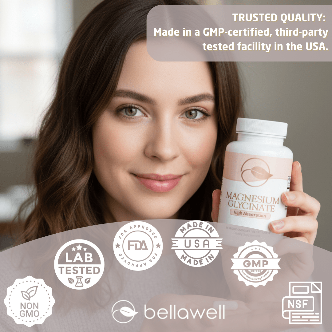 Magnesium Glycinate - Cellular Balance by Bellawell