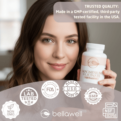 Magnesium Glycinate - Cellular Balance by Bellawell