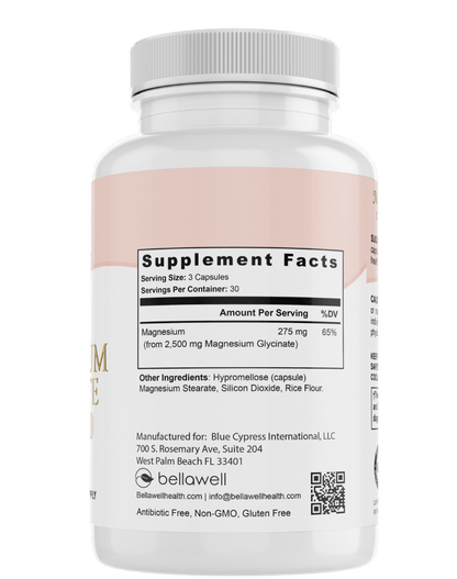 Magnesium Glycinate - Cellular Balance by Bellawell