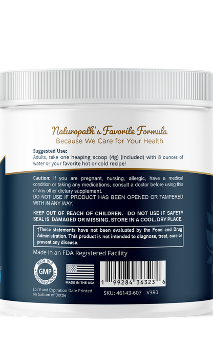 Magnesium Powder - Magnesium Citrate &amp; Aquamin™