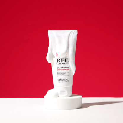 [VENDERMA] Red Calming Cica Exosome Deep Cleanser 150ml(Vegan) by Pi-Boo