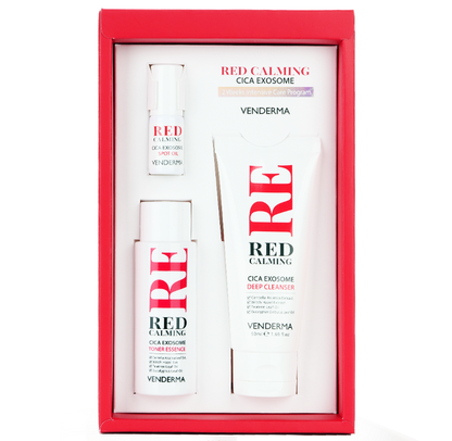[VENDERMA] Red Calming Cica Exosome 2 Weeks Intensive Care Program Set by Pi-Boo