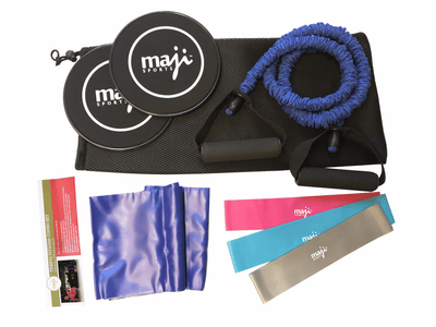 Maji Sports Resistance & Core Fitness Training Bundle – Strengthen, Tone & Improve Mobility - accessories
