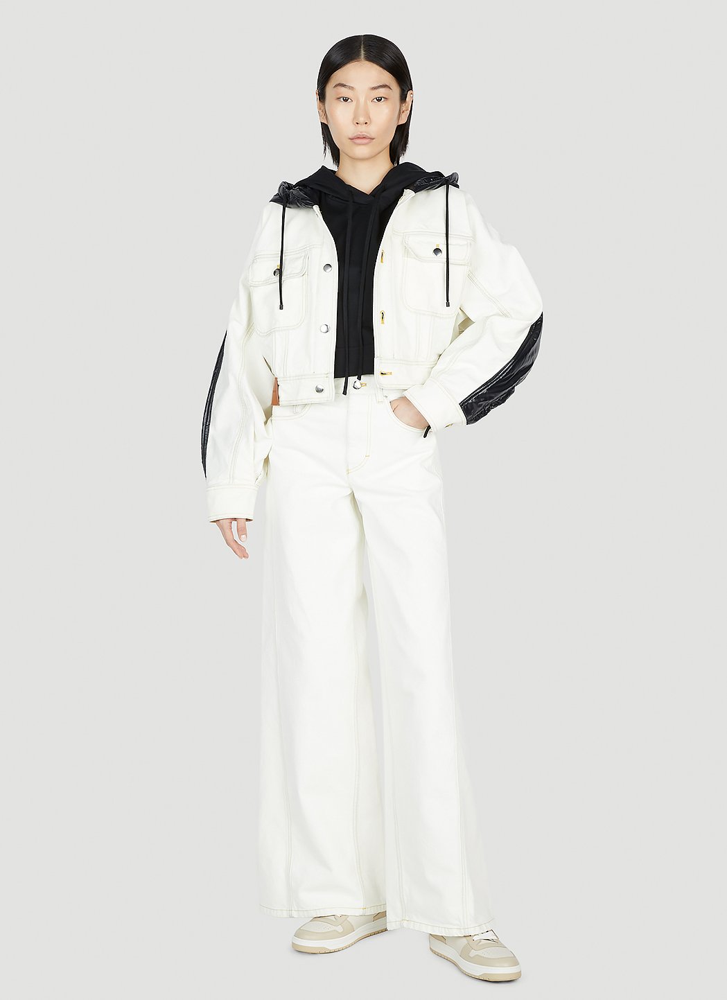 Moncler X Alicia Keys Women Wide Leg Pants by Luosophy