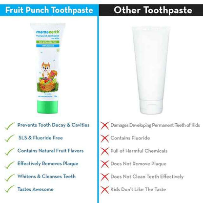 Mamaearth Fruit Punch Toothpaste For Kids