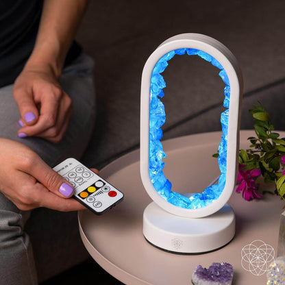 Manifest Success - Clear Quartz Lamp Of Achievement - DestGlow