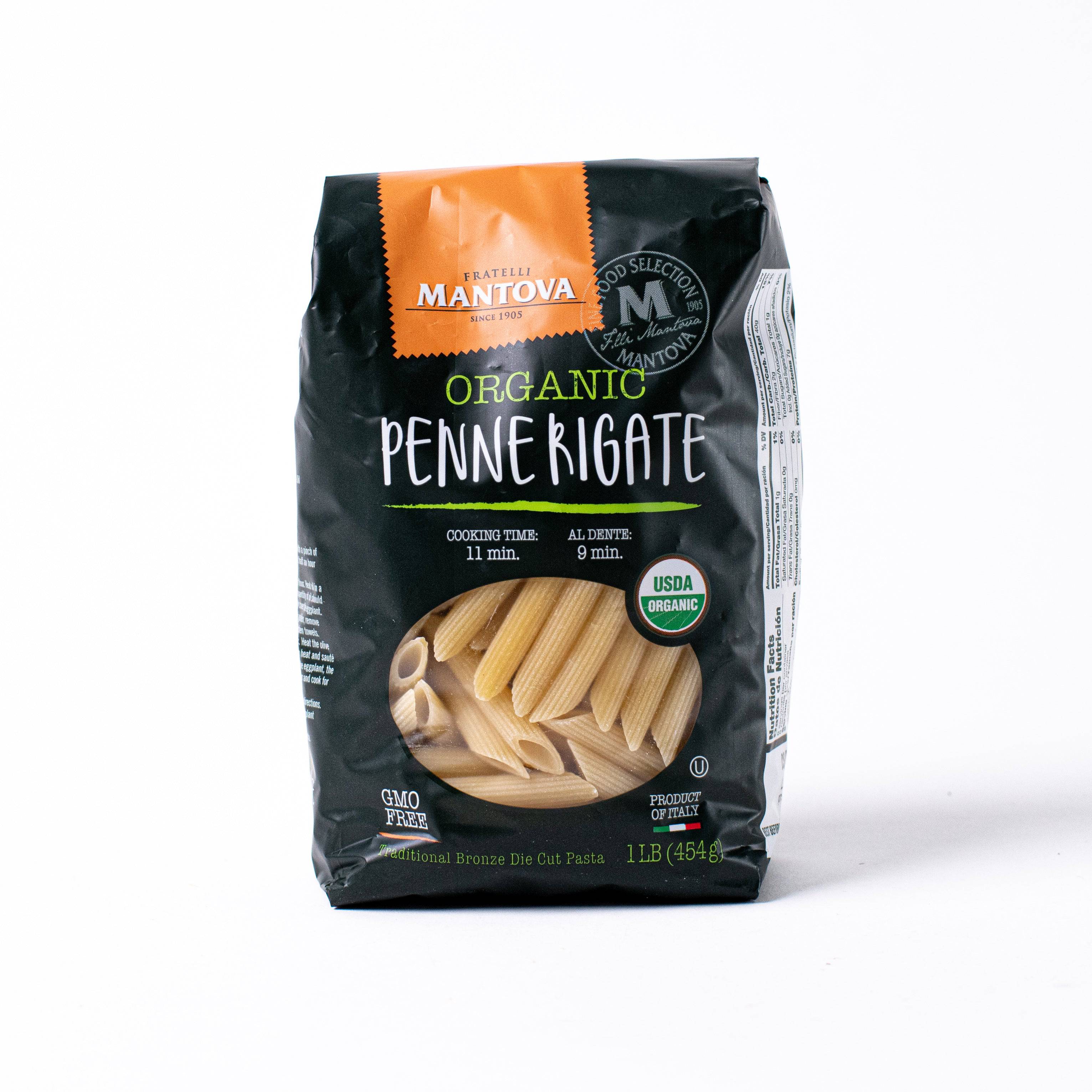Penne Rigate, Semolina, Organic by Country Life Natural Foods