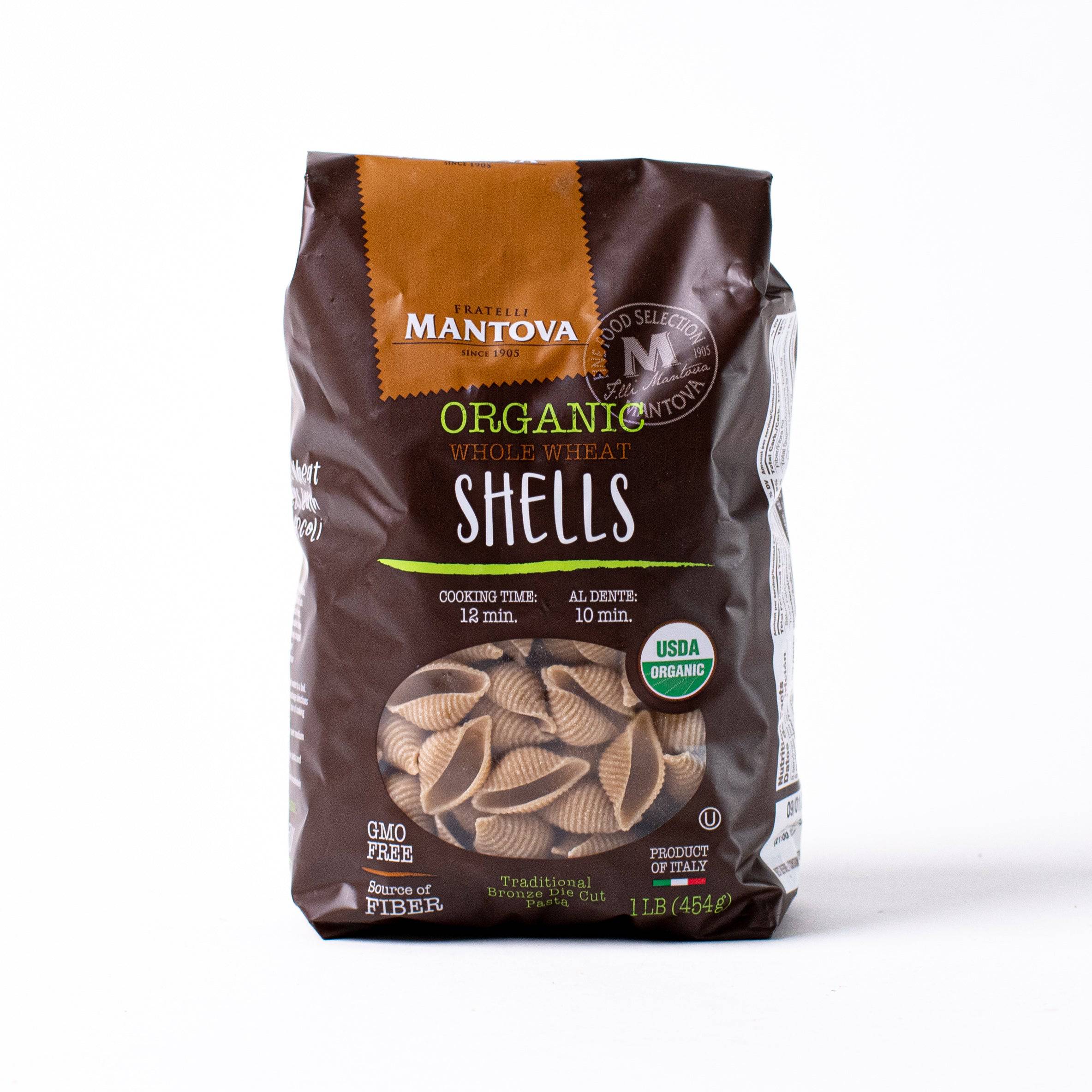 Shells, Whole Wheat, Medium, Organic by Country Life Natural Foods